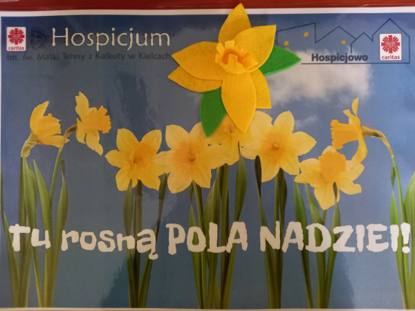 Plakat informacyjny o Polach Nadziei