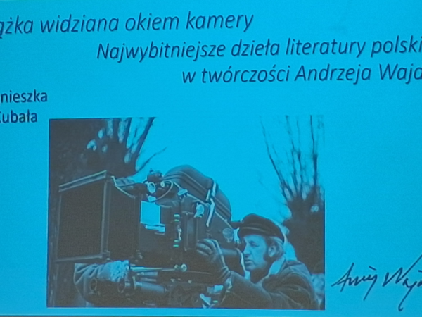 Slajd z tytułem wykładu