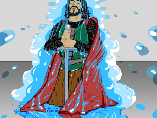 Mieszko I przyjmuje chrzest