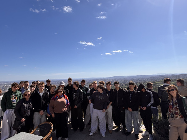 zdjęcie grupowe na wzgórzu Kahlenberg