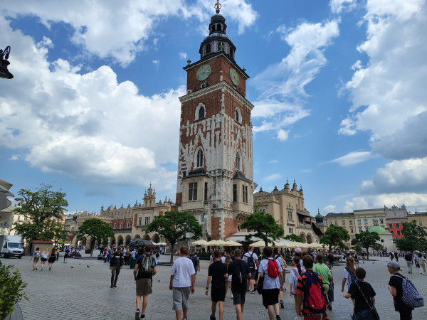 Widok Rynku Głównego w Krakowie