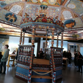 Wnętrze Synagogi  - rekonstrukcja