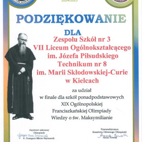 Podziękowanie