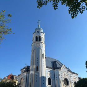Niebieski Kościół widziany z zewnątrz