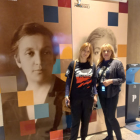Nauczycielki z VII LO w Muzeum Józefa Piłsudskiego.