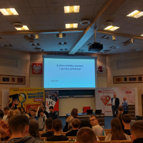 Uczestnicy spotkania w auli Politechniki Świętokrzyskiej