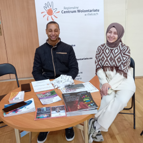 stoisko Regionalnego Centrum Wolontariatu