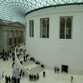 Wnętrze British Muzeum