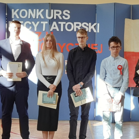 Zwycięzcy Konkursu Recytatorskiego