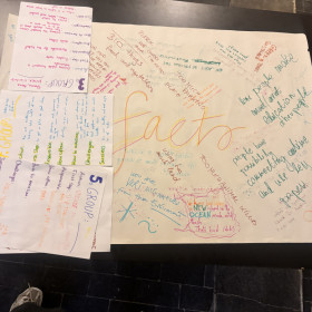 wspólna praca w grupach dotycząca faktów zrównoważonego rozwoju