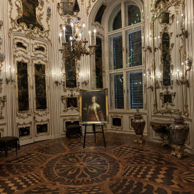 Na zdjęciu widoczne jest wnętrze Pałacu Schonbrunn