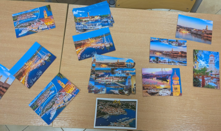 Pocztówki otrzymane od uczniów z Chorwacji