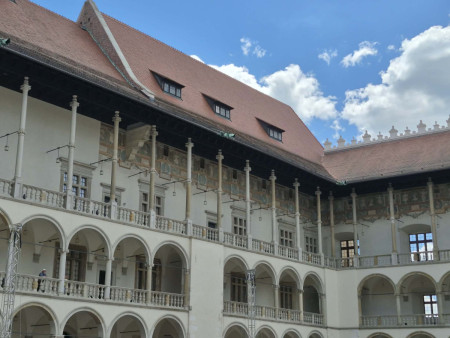 Dziedziniec Wawelu
